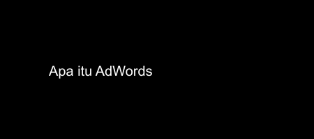 Cover apa itu AdWords
