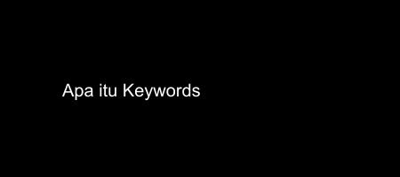 Cover apa itu Keywords